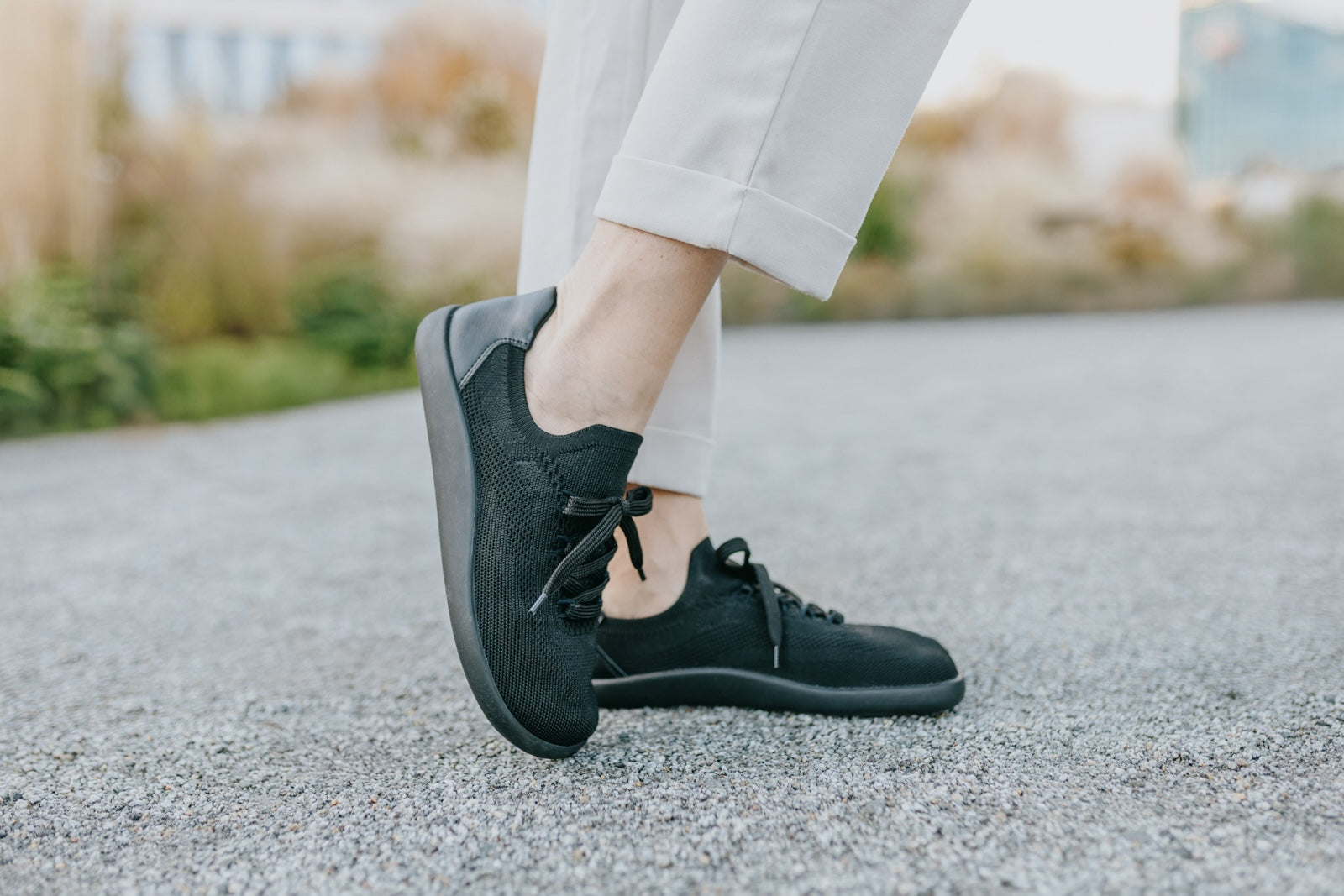 Comfort Knit Sneakers Softy Black