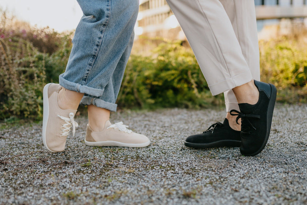Barefoot Knit Sneakers Softy Beige