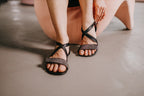 Barefoot Sandals Hava Sparkle – Black