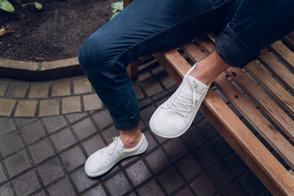Vida barefoot white sneakers