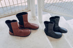 Winter Barefoot Mid-Calf Boots - Black