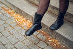 Winter Barefoot Mid-Calf Boots - Black