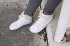 Tara Winter Barefoot Sneakers – White