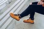 Shuma City Barefoot Boots – Mustard