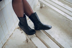 Winter Barefoot Mid-Calf Boots - Black