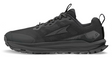Black Altra Lone Peak 9 Wide trail running shoe with mesh upper and textured rubber sole.