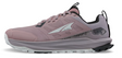 Purple Altra Lone Peak 9 Wide athletic shoe with white logo and gray sole.