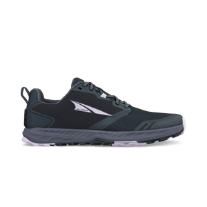 Black Altra Superior 7 athletic shoe with gray accents and white sole.