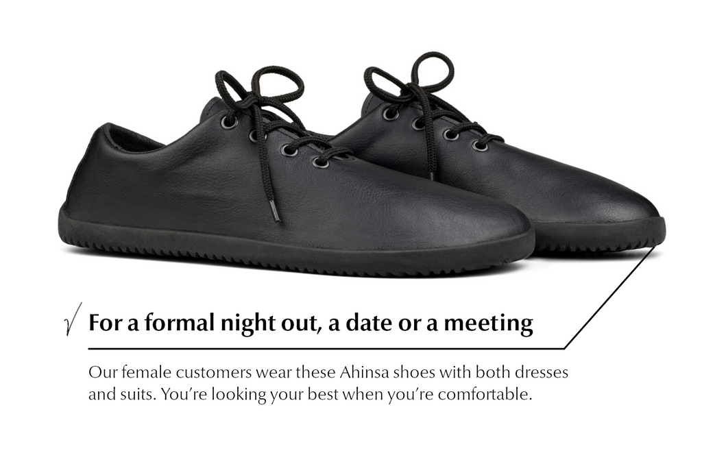 Ananda Comfort Casual Shoes – Black