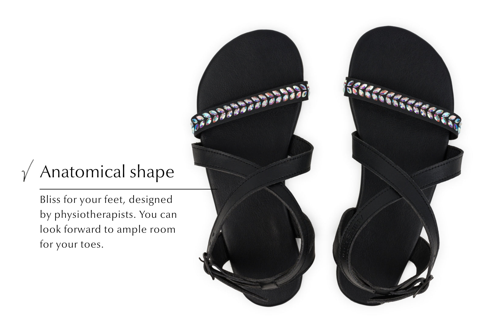 Comfort sandals Hava Preciosa black
