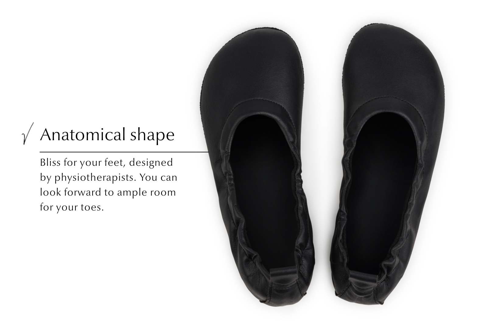Barefoot dress shoes Chic Preciosa black
