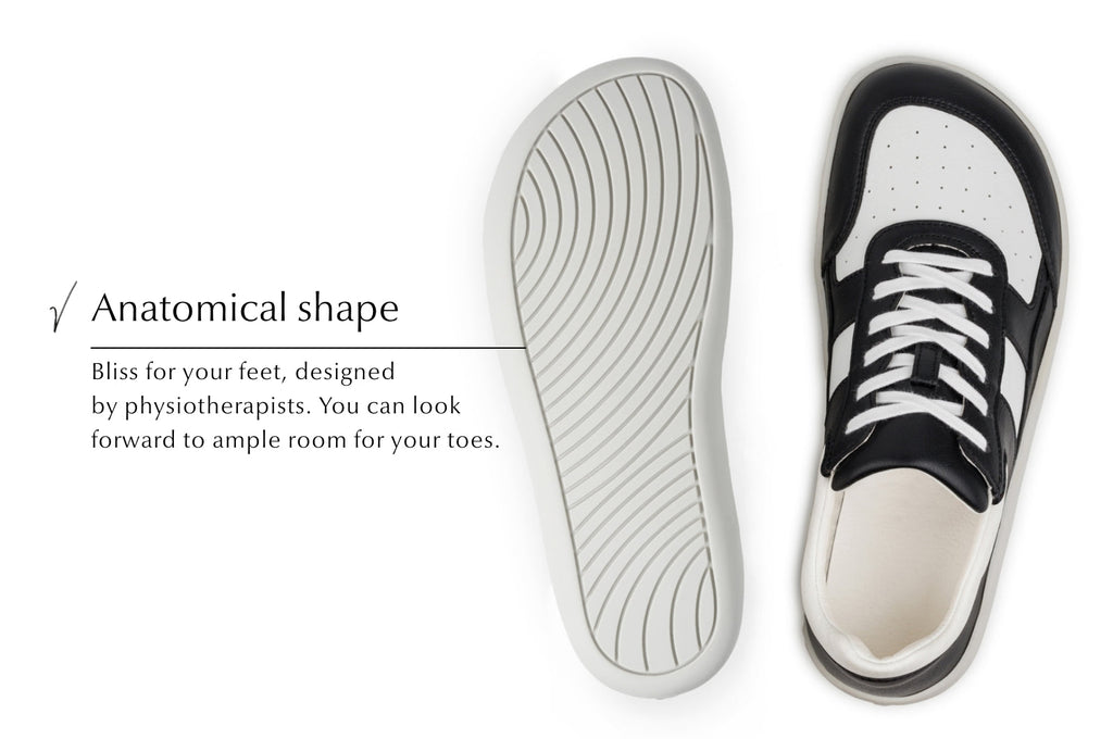 Barefoot Sneakers Yuva Black & White