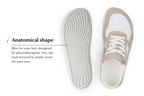 Barefoot Sneakers Yuva Beige & White