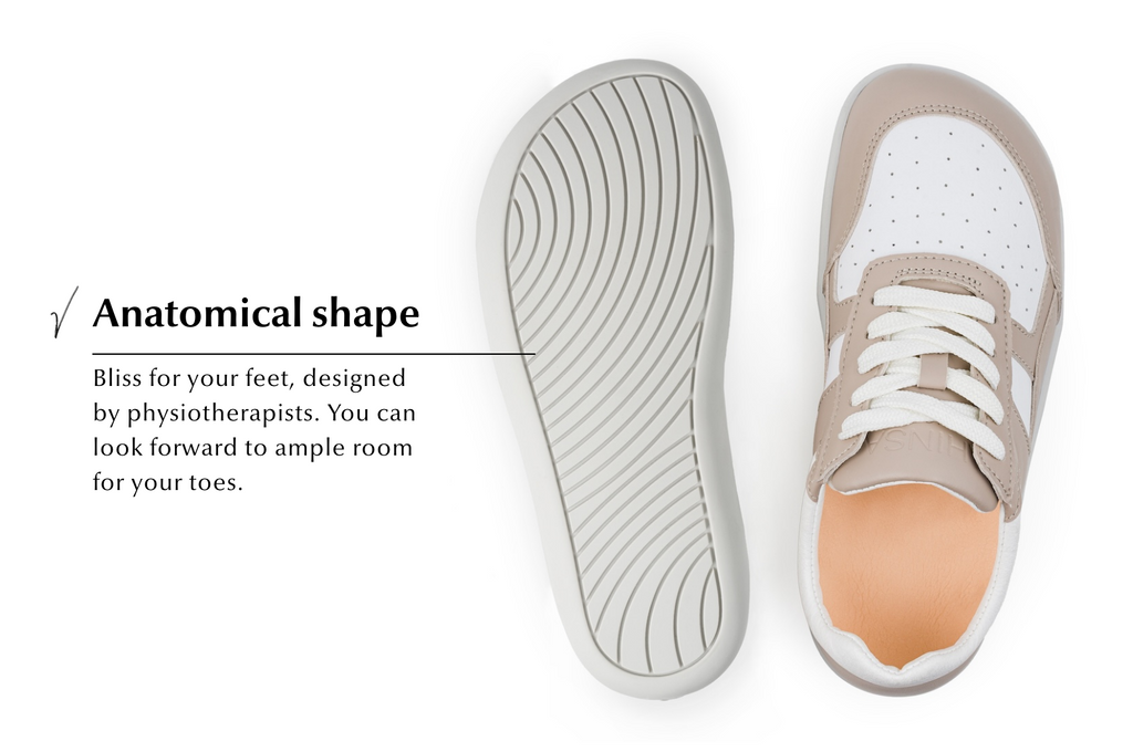 Yuva Comfort Sneakers Beige & White