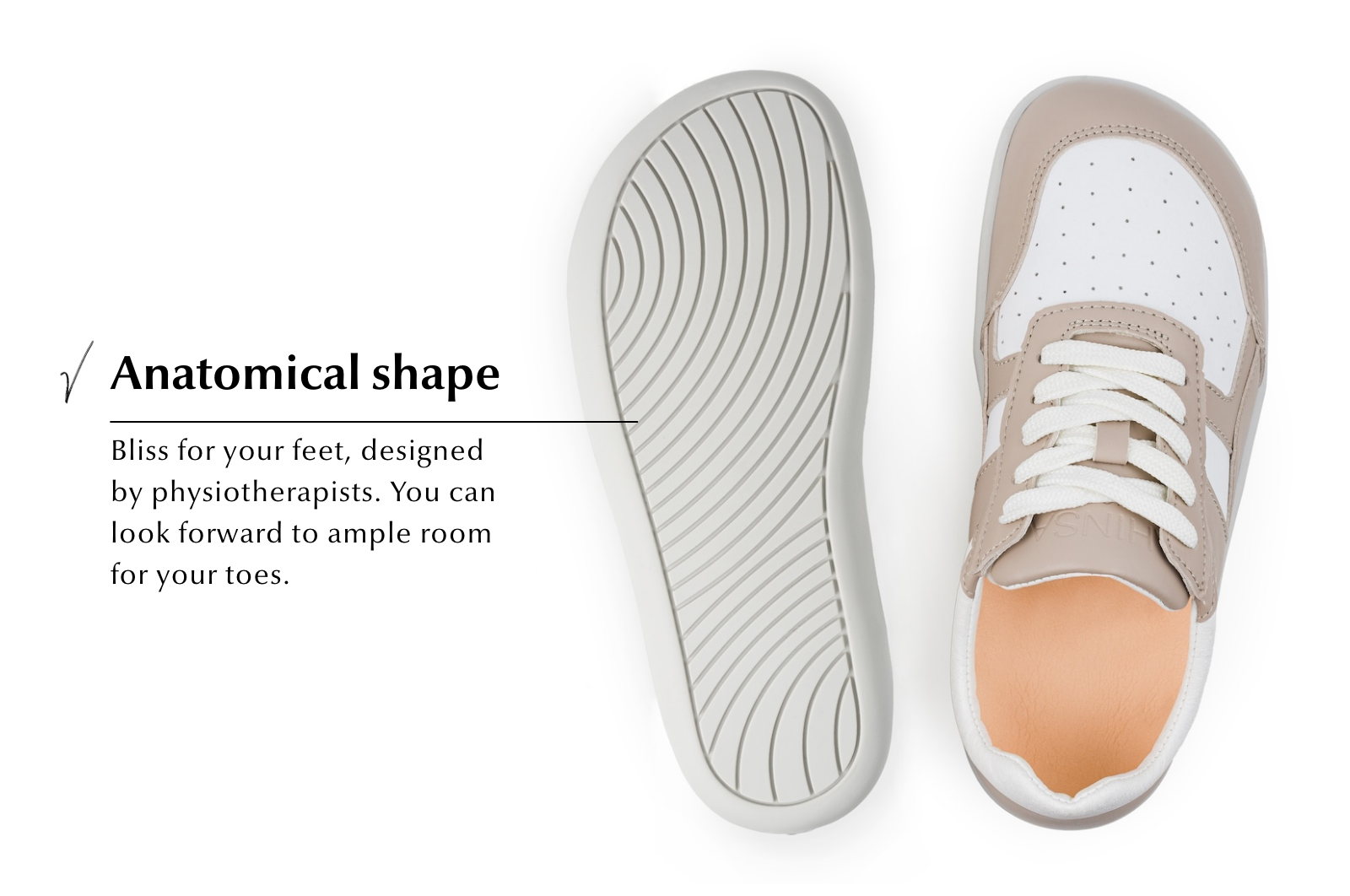 Yuva Comfort Sneakers Beige & White