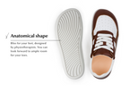 Yuva Comfort Sneakers Brown & White