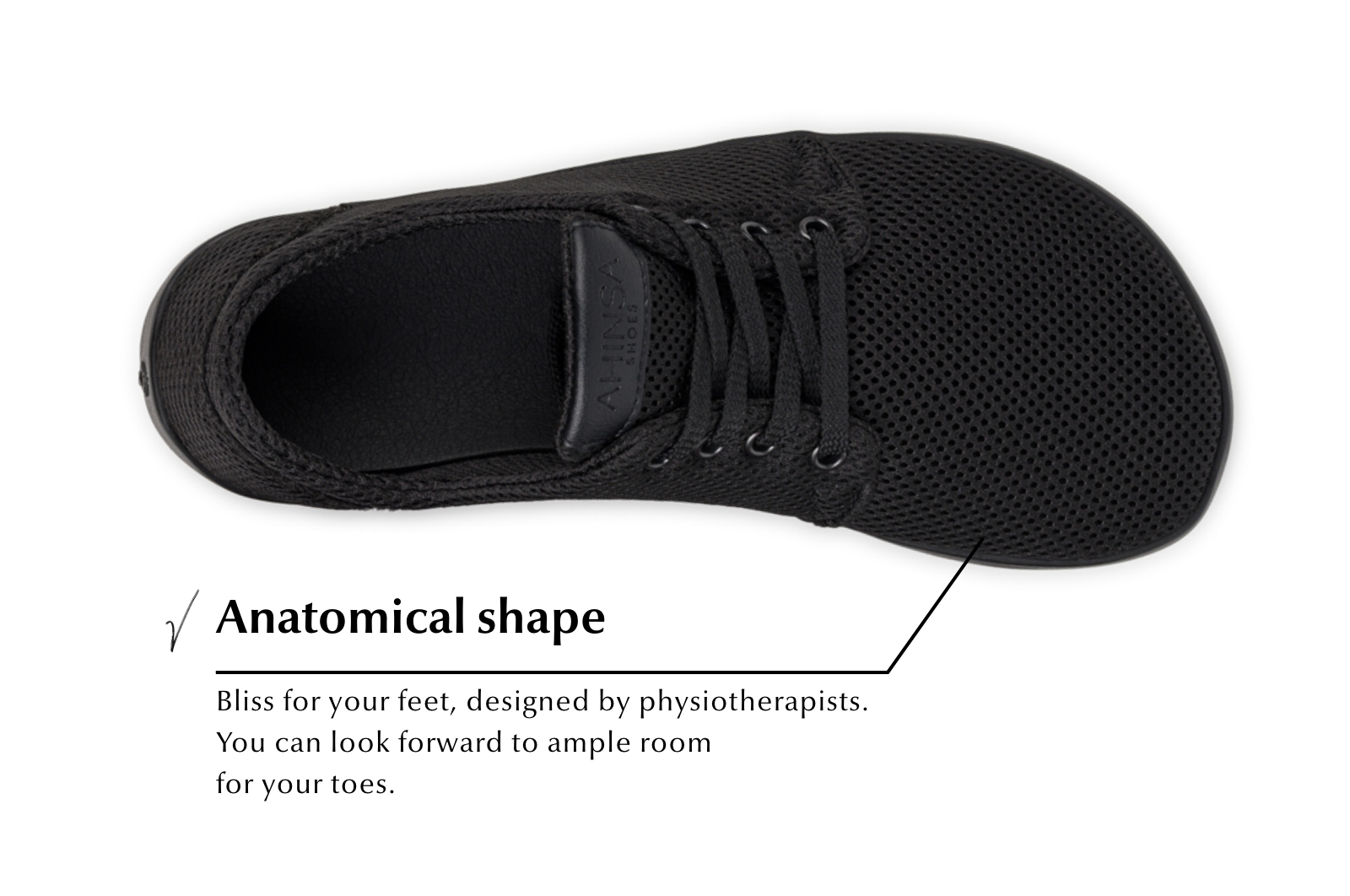 barefoot sneakers AirNet black