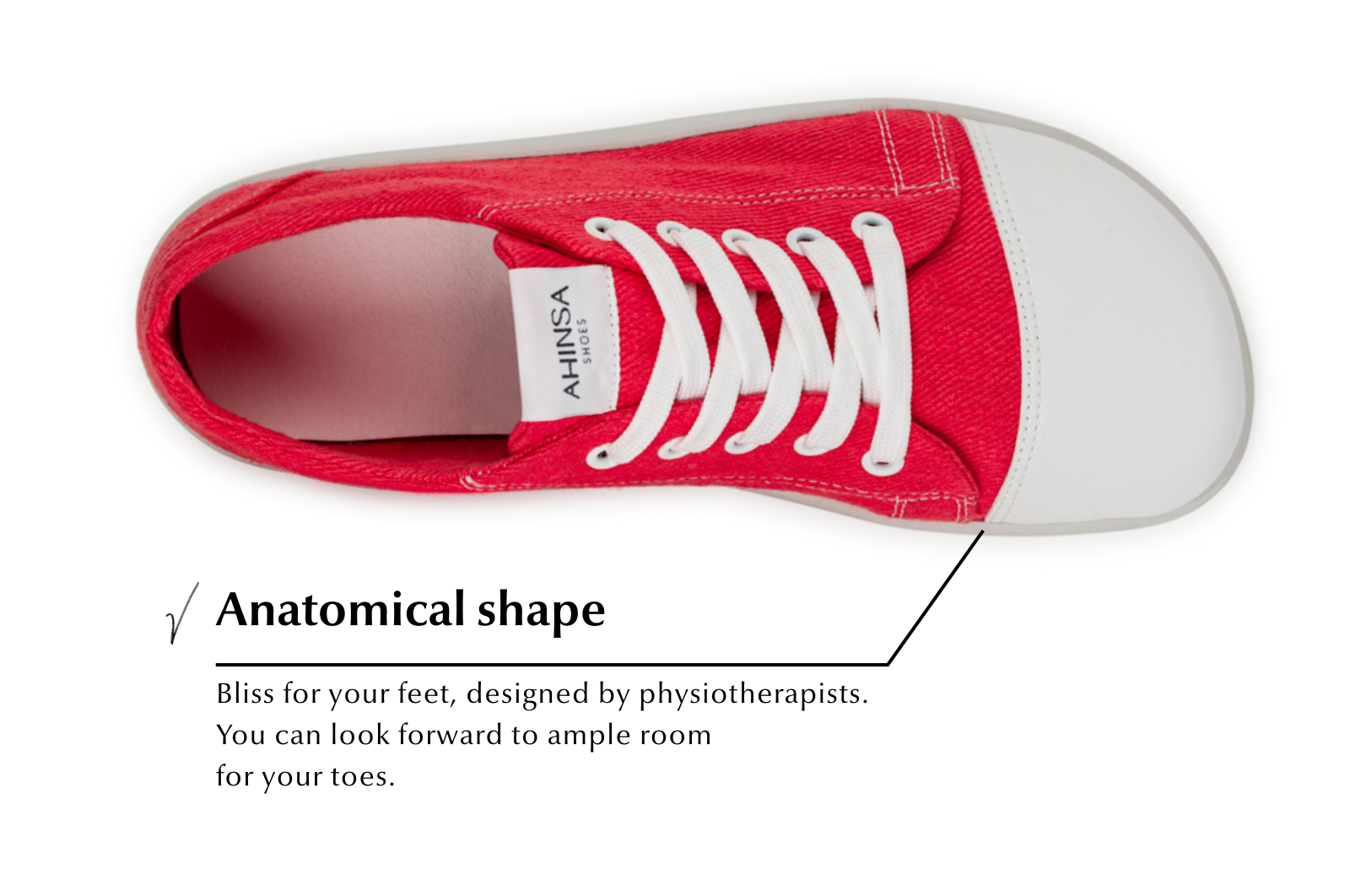 barefoot sneakers Street – Red Hemp