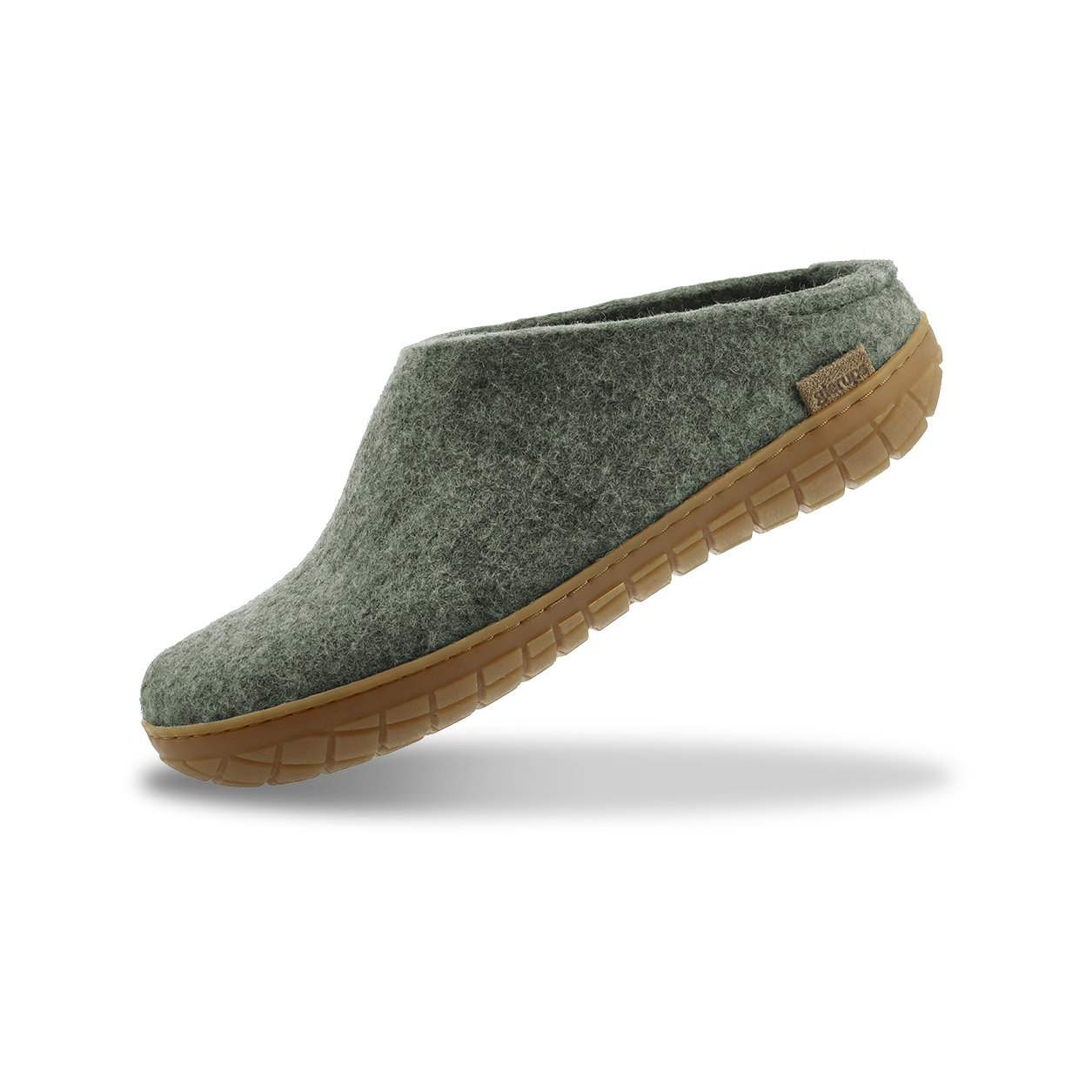 Slip-on with natural rubber sole - honey - Moss