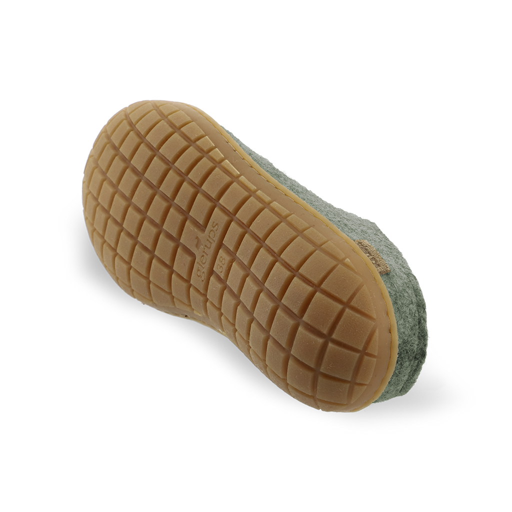 Slip-on with natural rubber sole - honey - Moss