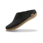 Slip-on with leather sole - Charcoal