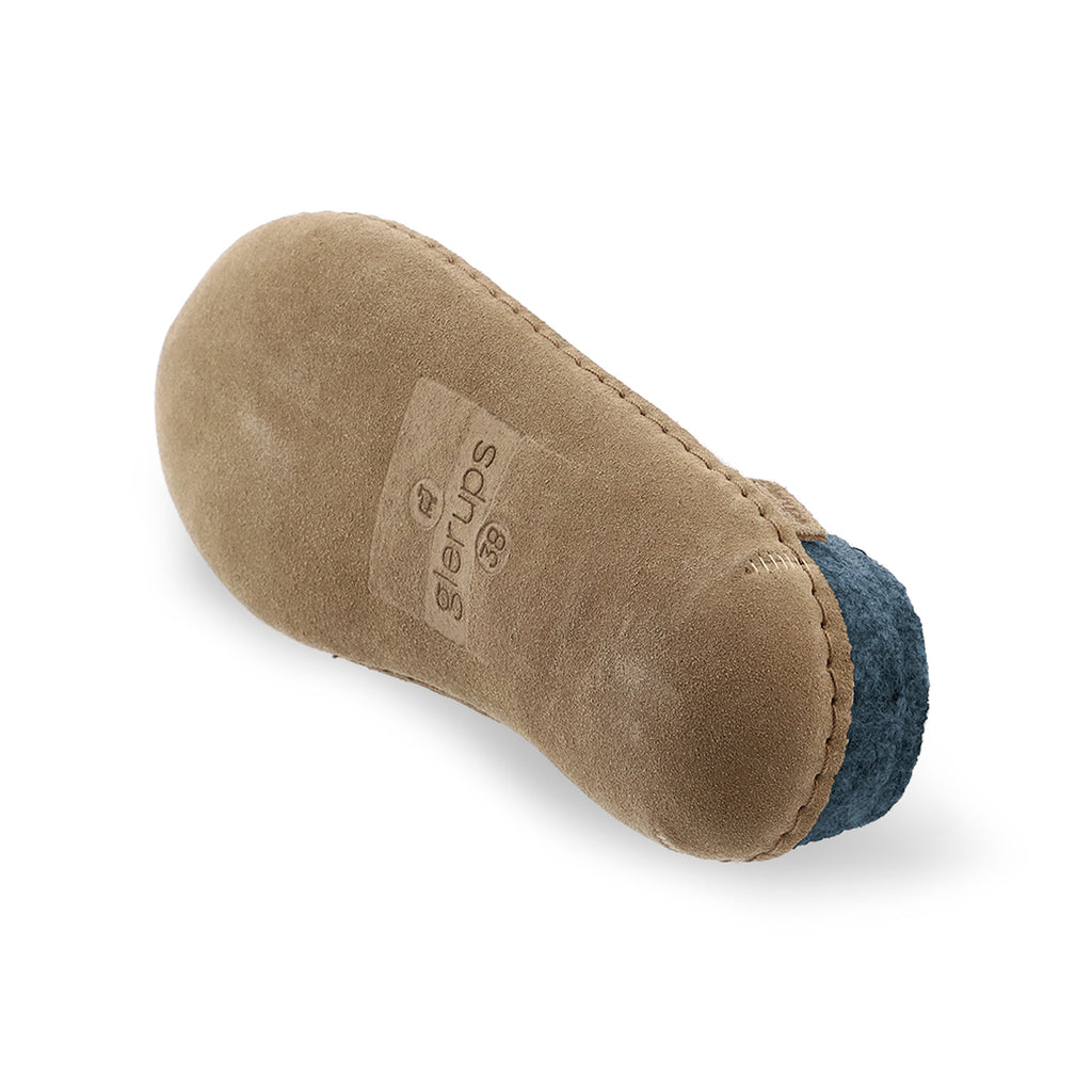 Slip-on with leather sole - Denim