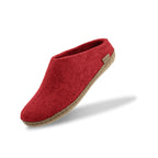 Slip-on with leather sole - Red