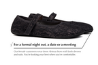 Ananda Barefoot Dress shoes with Black Lace