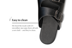 barefoot slip-on sandals black