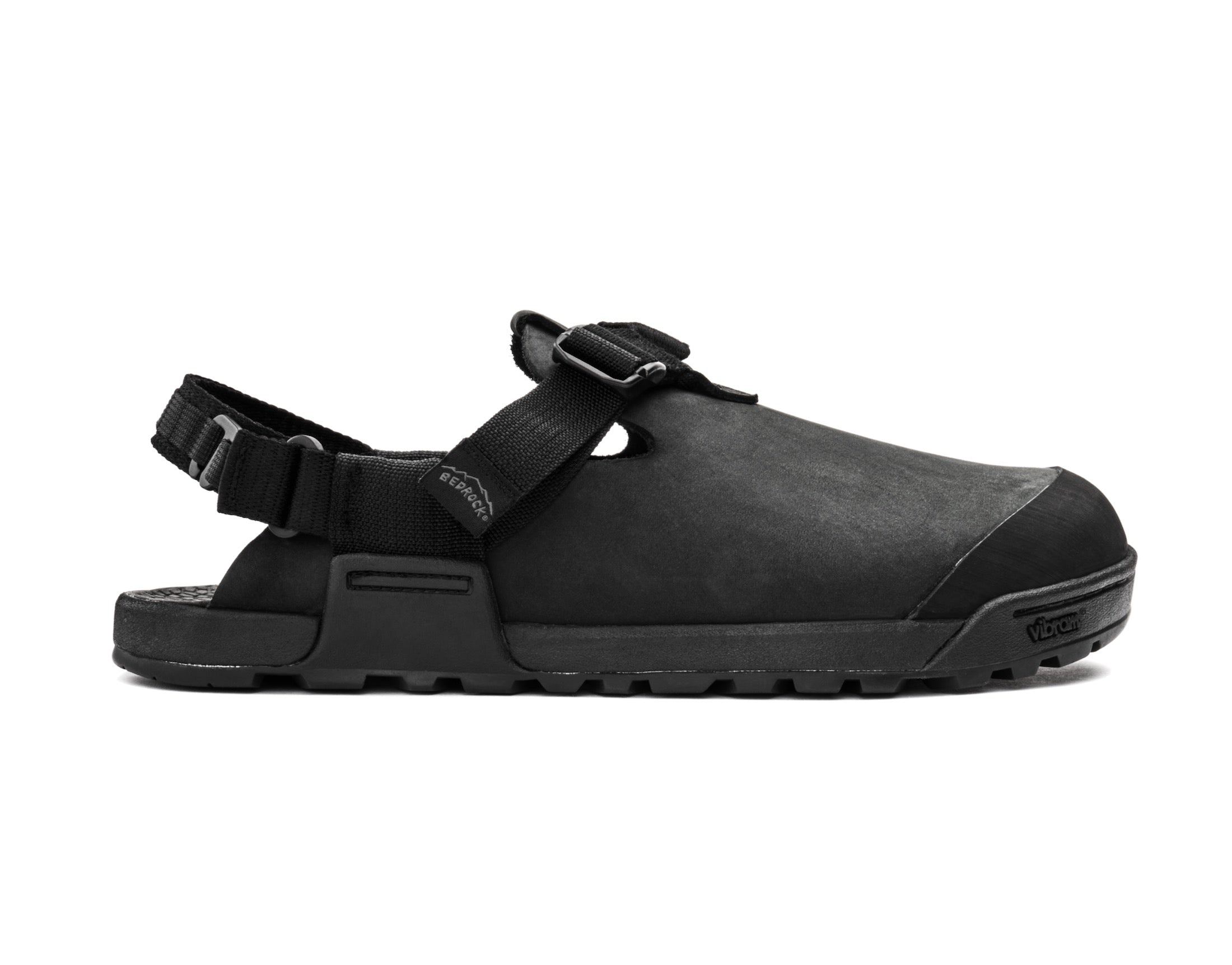 Mountain Clog - Nubuck Leather (Obsidian Dark Gray)