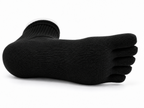 Correct Toes® Mini Crew Merino Wool Socks - Black
