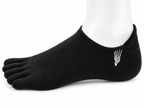 Correct Toes® No Show Merino Wool Socks - Black