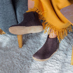 Boot with leather sole - Chestnut