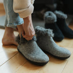 Boot with wool shaft - Limited edition - Grey