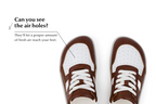 Barefoot Sneakers Yuva Brown & White