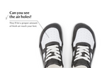 Barefoot Sneakers Yuva Grey & White
