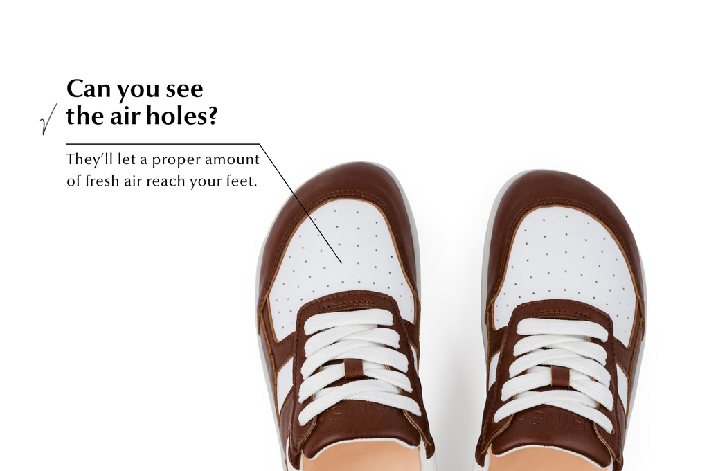 Yuva Comfort Sneakers Brown & White