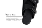 Comfort slip-on sandals black
