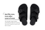 Comfort slip-on sandals black