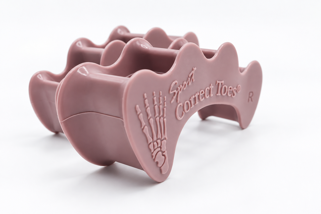 Correct Toes SPORT - Toe Spacers for Bunion, Plantar Faciitis, Neuroma Invented by Dr Ray McClanahan