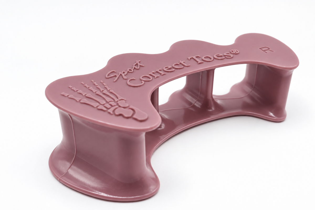 Correct Toes SPORT - Toe Spacers for Bunion, Plantar Faciitis, Neuroma Invented by Dr Ray McClanahan