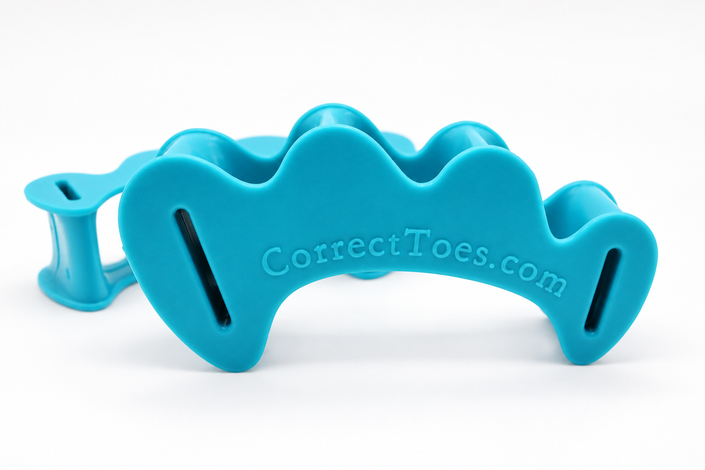 Correct Toes The Original - Toe Spacers for Bunion, Plantar Faciitis, Neuroma Invented by Dr Ray McClanahan