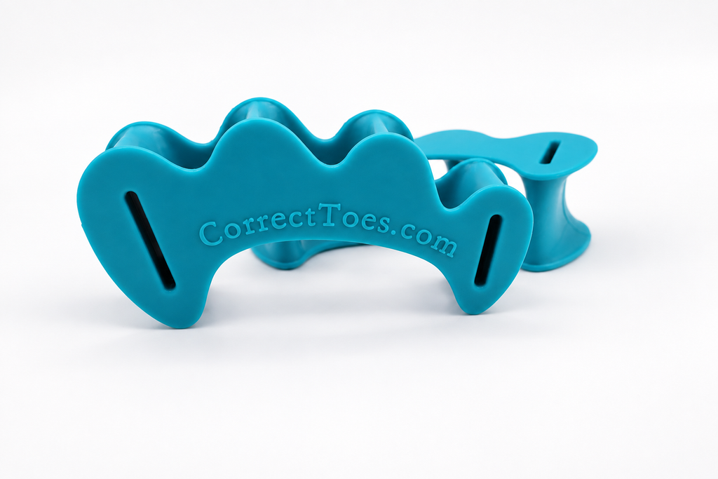 Correct Toes The Original - Toe Spacers for Bunion, Plantar Faciitis, Neuroma Invented by Dr Ray McClanahan