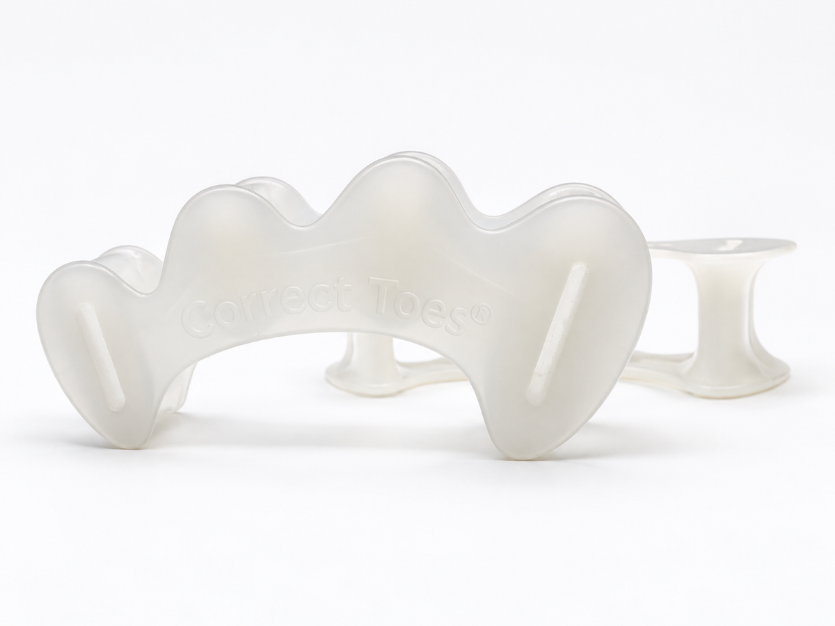 Correct Toes The Original - Toe Spacers for Bunion, Plantar Faciitis, Neuroma Invented by Dr Ray McClanahan