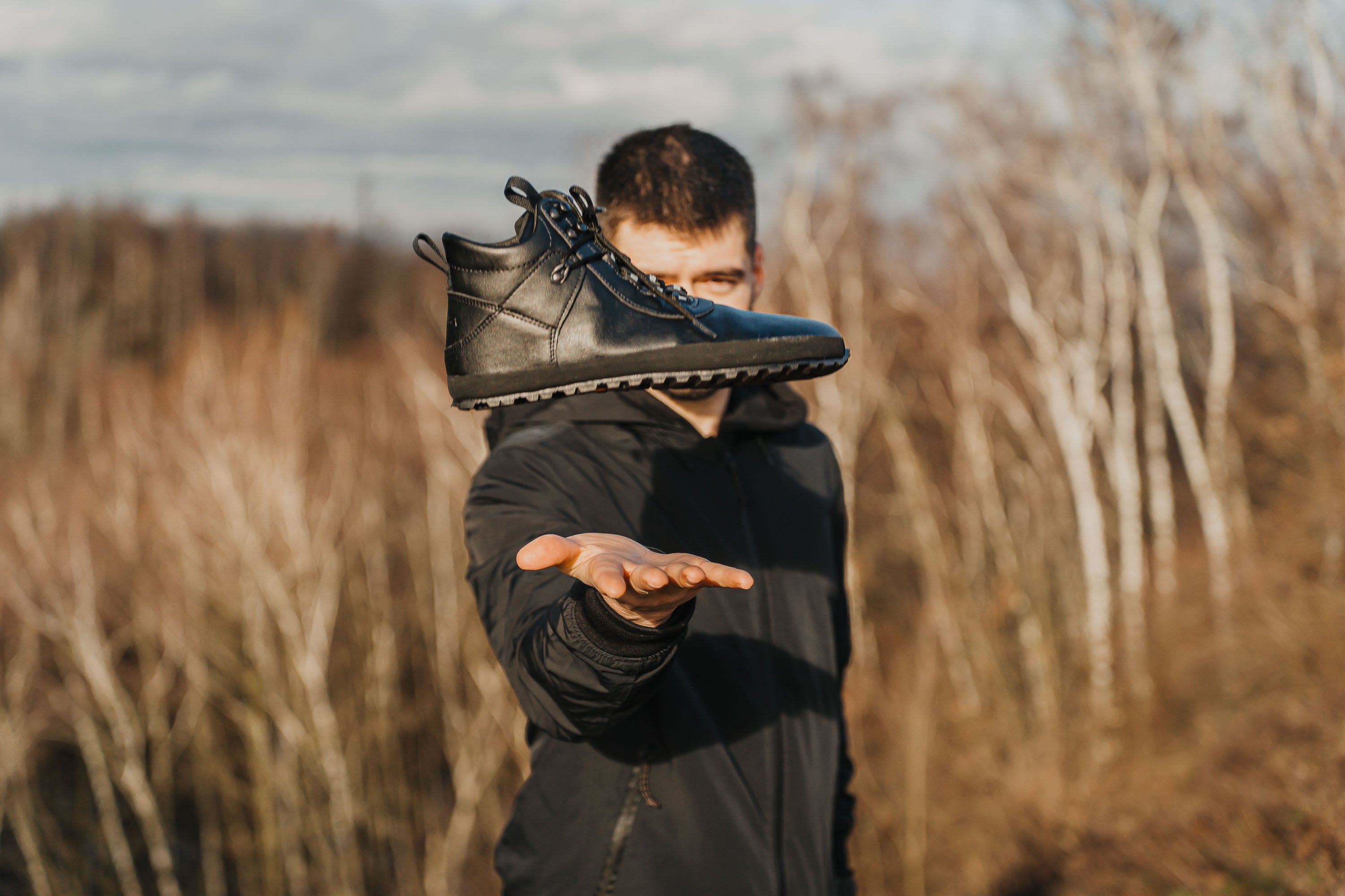 Hiker Comfort black ankle trekking boots