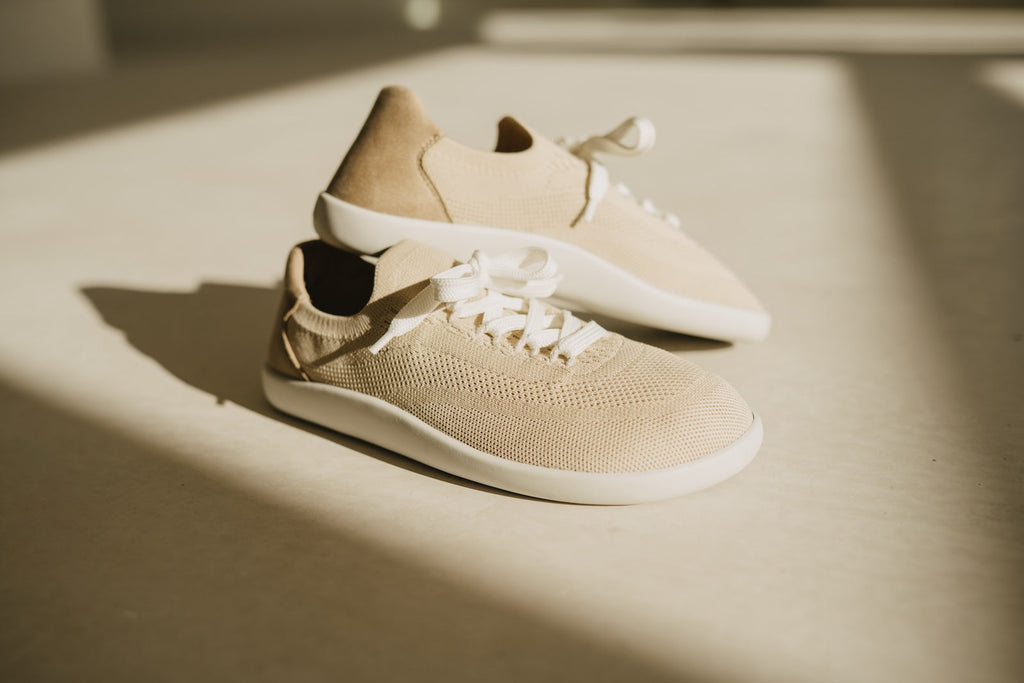 Barefoot Knit Sneakers Softy Beige