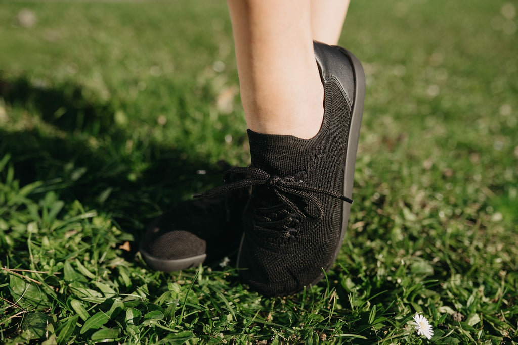 Barefoot Knit Sneakers Softy Black
