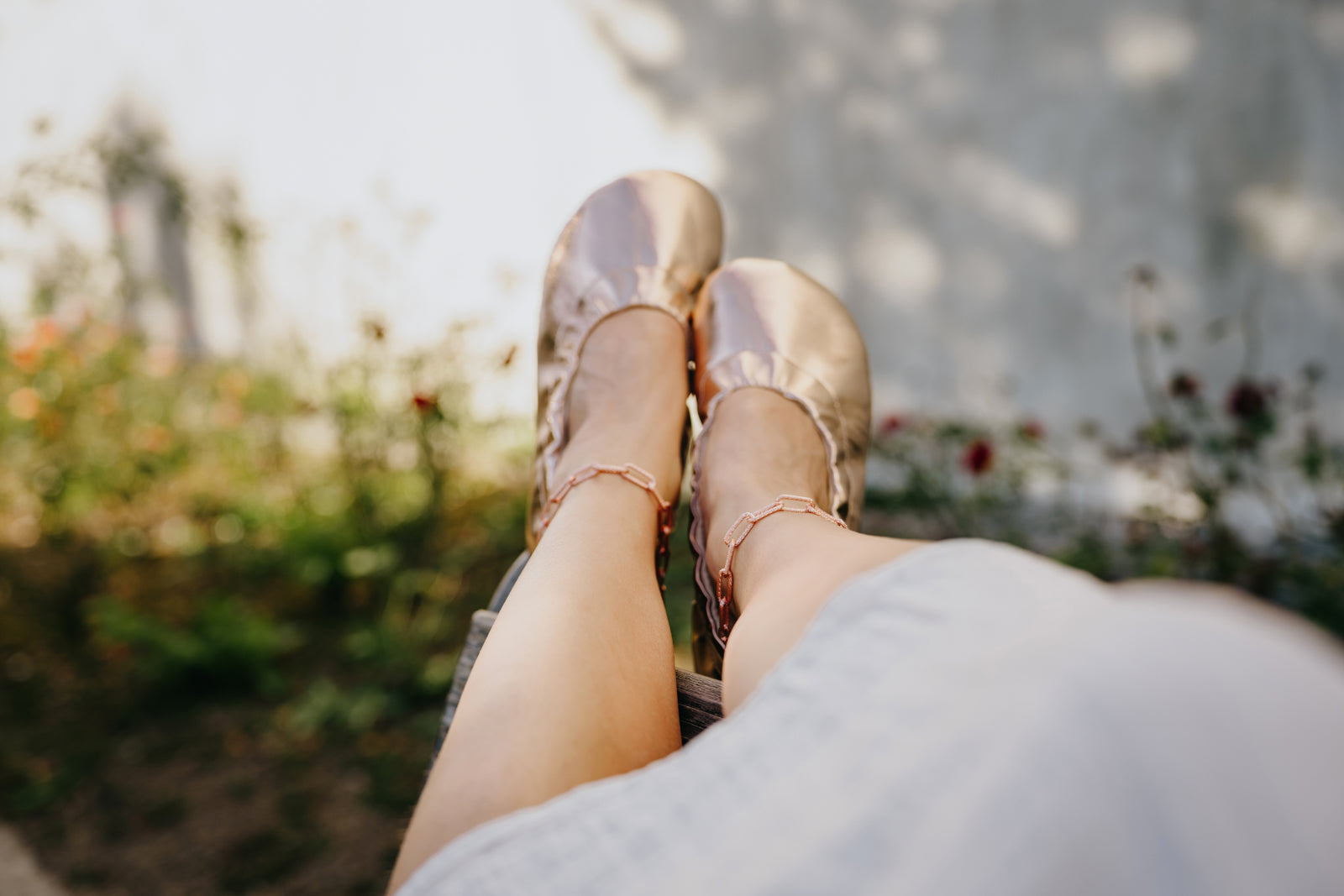 Comfort dress shoes Chic rosegold