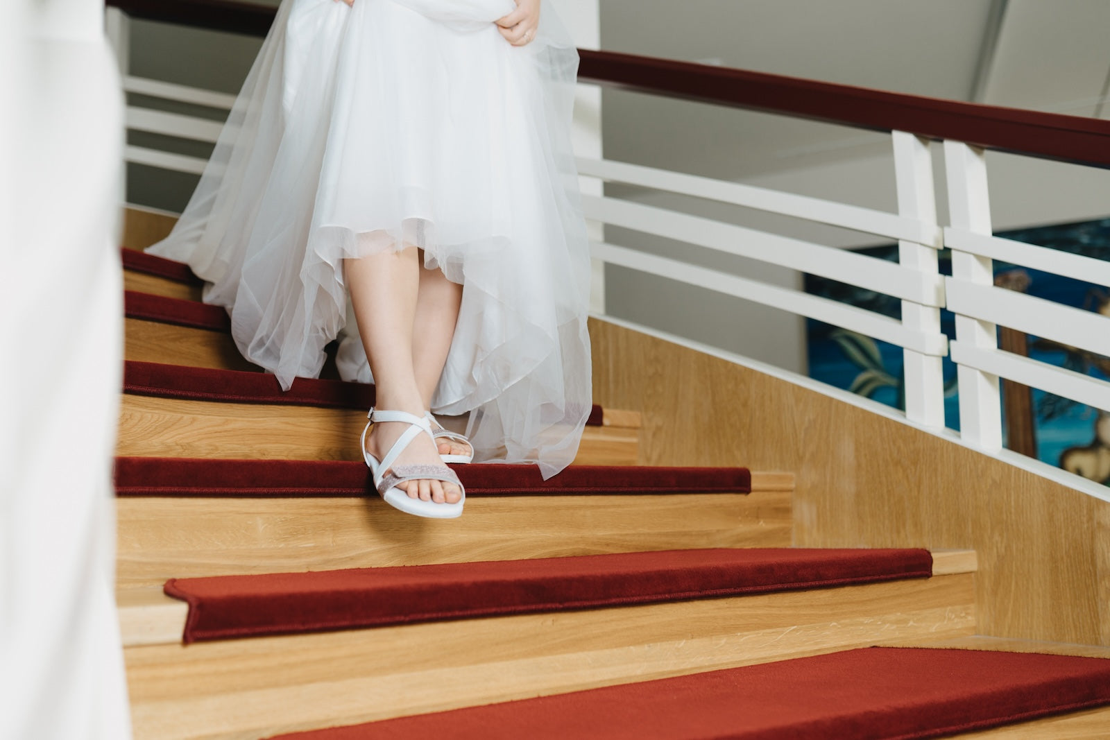 Comfort Sandals Hava Sparkle – White
