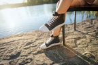 barefoot sneakers Street high-top – Black Hemp